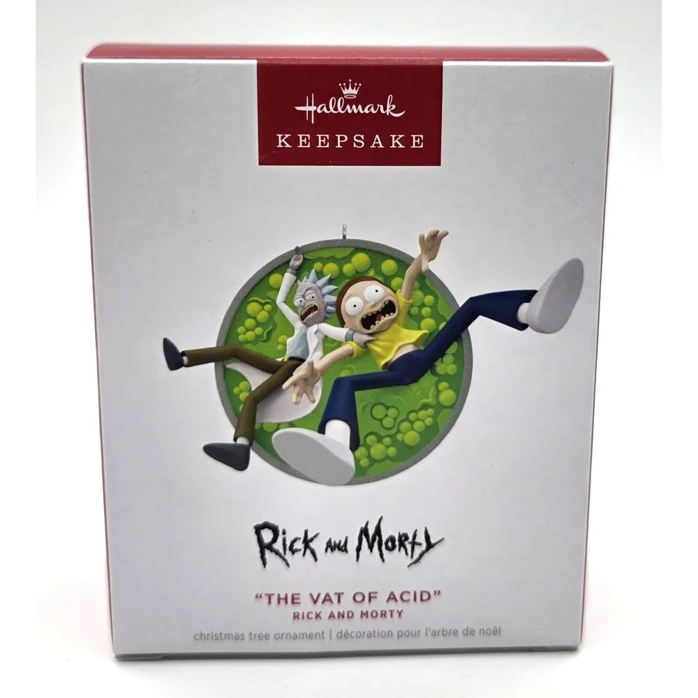 2024 Hallmark  Rick and‎ Morty The Vat Of Acid Ornament Christmas Keepsake New